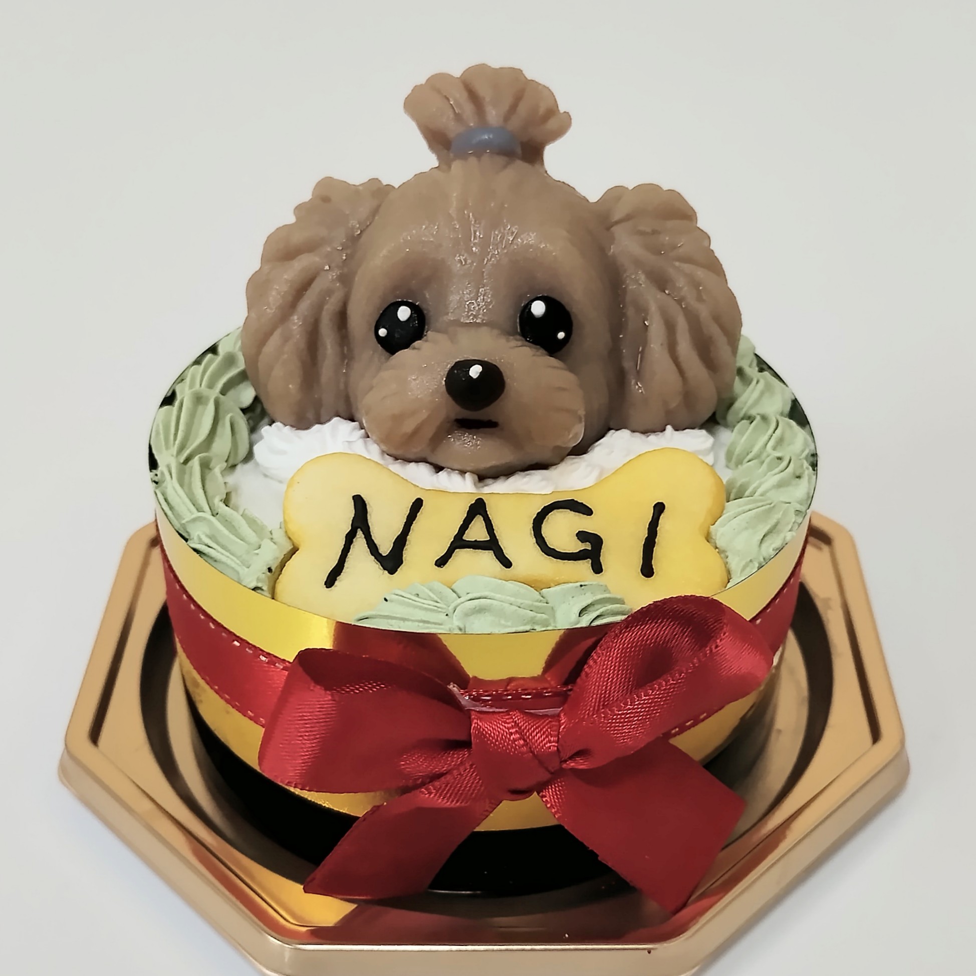 トイプードル　バースデーケーキ dog cake
