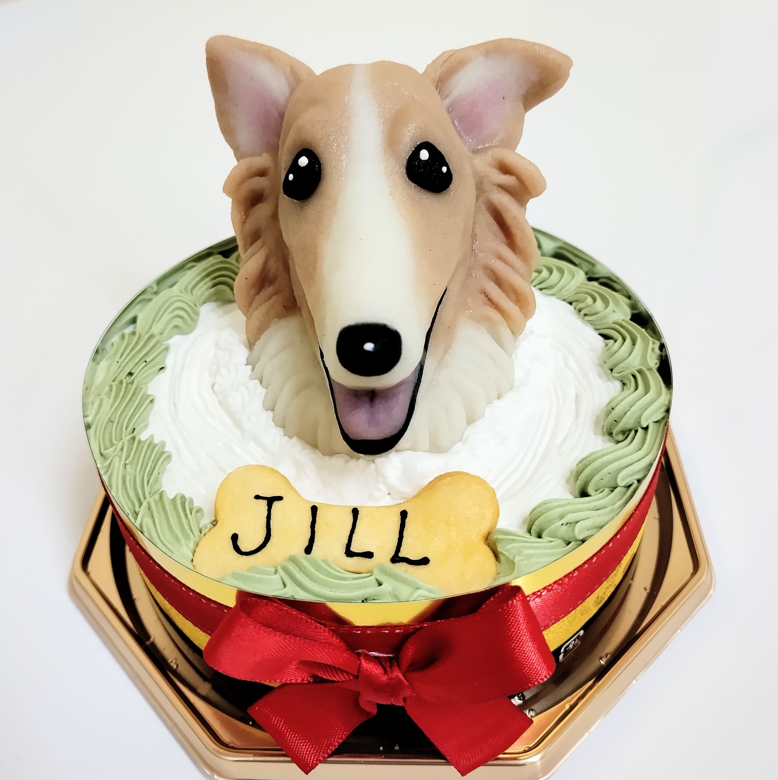 ボルゾイ　愛犬バースデーケーキ